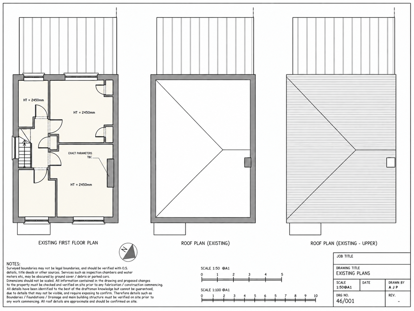 Existing — Plans shown as an architectural presentation drawing